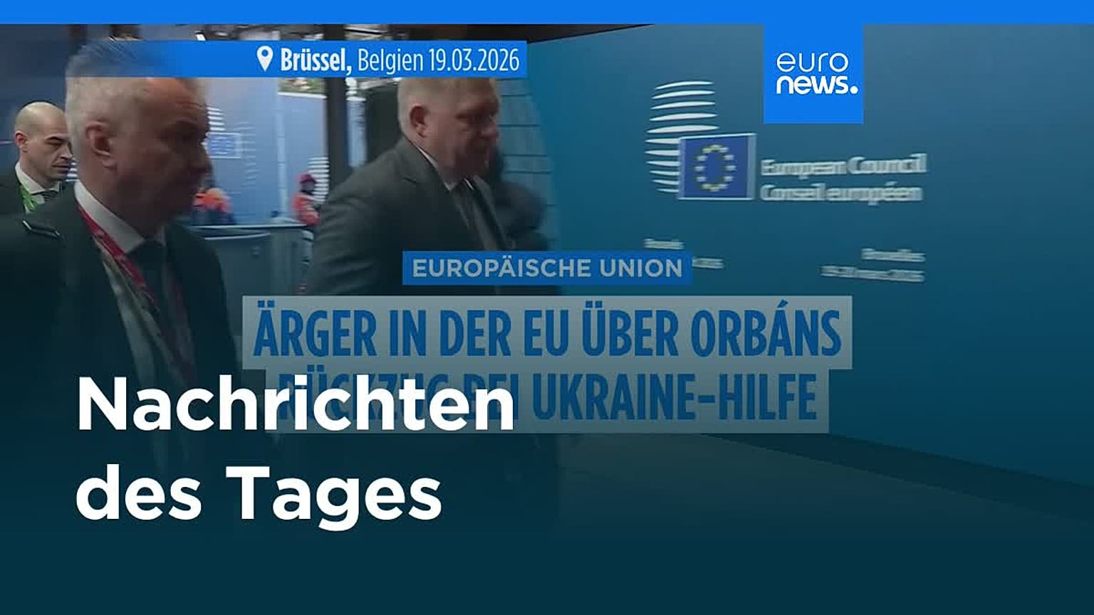 Nachrichten des Tages | 20. März 2026 - Mittagsausgabe