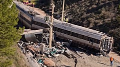Imagen de archivo tras el accidente de Adamuz, enero de 2026