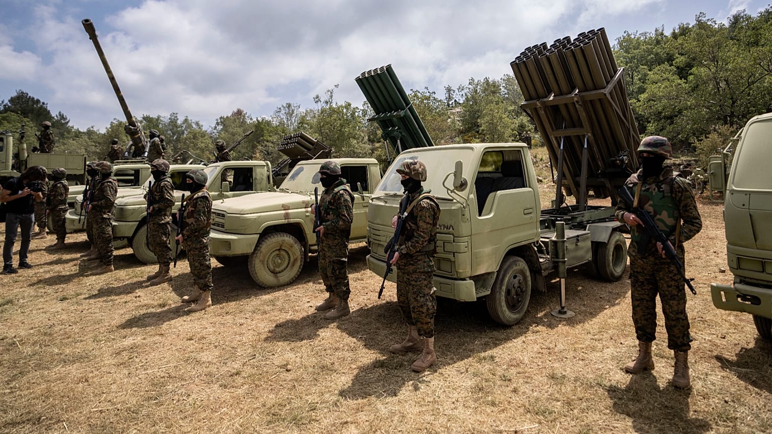 عکس آرشیوی از شبه‌نظامیان حزب‌الله