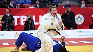 In the +78kg final, Olympic Silver medalist Raz HERSHKO stunned the crowd