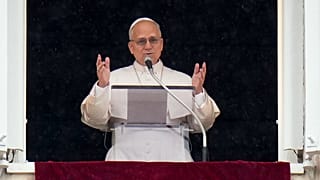 Leó pápa az Angelus-ima közben vasárnap 