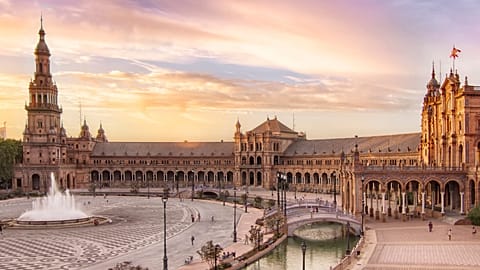 Monumental Plaza de España in Seville