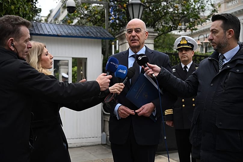 Ο Νίκος Δένδιας μετά το ΚΥΣΕΑ