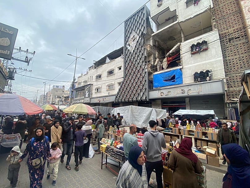 Market in the Gaza Strip
