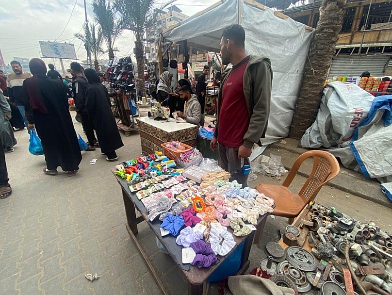 Market in the Gaza Strip