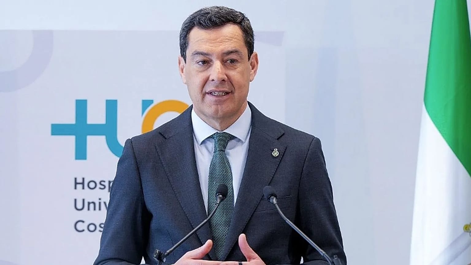 El presidente de la Junta de Andalucía, Juanma Moreno Bonilla, el 23 de marzo de 2026.