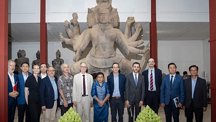 Cambodia unveils restored 1,000-year-old Dancing Shiva statue