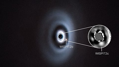 VLT images of two planets forming around the young star WISPIT 2