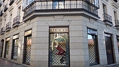 Loewe-üzlet homlokzata Madridban
