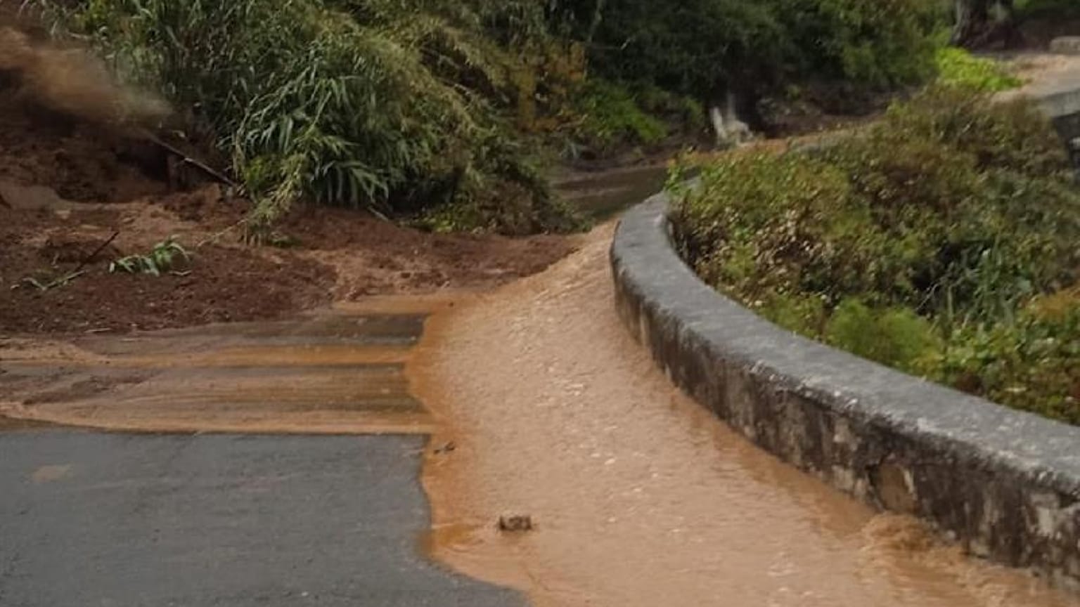 Foto de las inundaciones en Canarias.