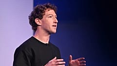 Meta-Chef Mark Zuckerberg spricht bei der Entwicklerkonferenz Connect des Unternehmens in Menlo Park, Kalifornien, USA, im Jahr 2025.