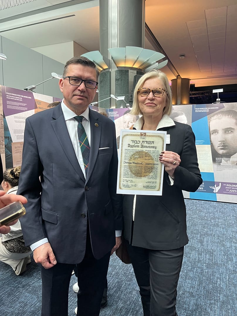 Na zdjęciu Dariusz Iwaneczko i Maria Byczyński