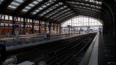 Stazione ferroviaria di Lille, Francia, gennaio 2023.