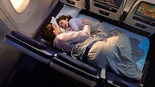 Ряд Elevated Relax в Boeing 787-9 авиакомпании United Airlines