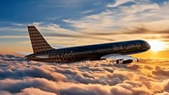 Ein beOnd-Flugzeug im Flug