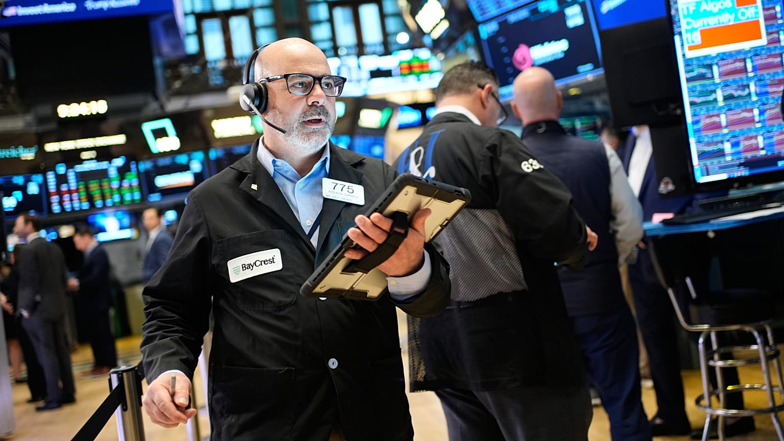 Federico DeMarco arbeitet auf dem Parkett der New York Stock Exchange, 25. März 2026