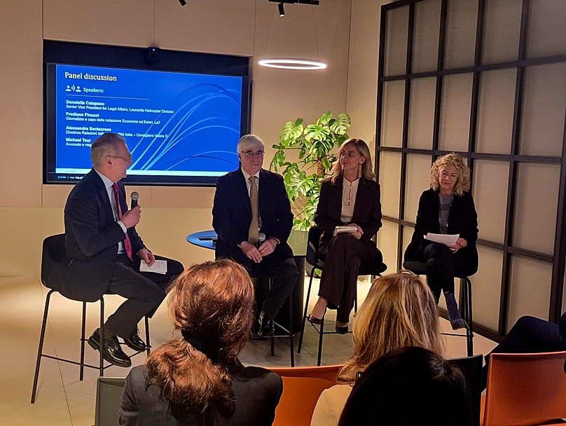 Il giornalista Frediano Finucci, autore del libro "Il negoziatore" intervista il suo protagonista, Michael Tsur, a Roma