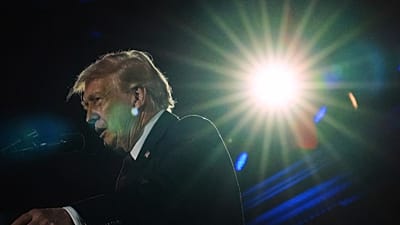 Präsident Donald Trump spricht beim jährlichen Fundraising-Dinner des National Republican Congressional Committee (NRCC), Mittwoch, 25. März 2026, in der Union Station in Washington