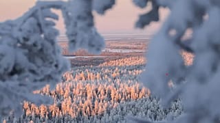 Luftaufnahme der Region Ruku-Kuusamo