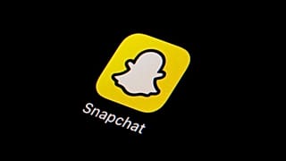 The icon for instant messaging app Snapchat is seen on a smartphone, Tuesday, Feb. 28, 2023, in Marple Township, Pa. 