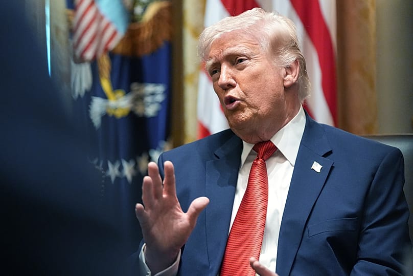 US President Donald Trump speaks during a Cabinet meeting at the White House, 26 March, 2026