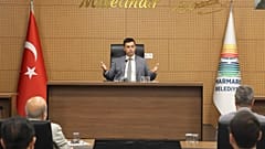 ARŞİV: Marmaris Belediye Başkanı Acar Ünlü Belediye Meclisi'nde bir oturum yönetirken / 18 Ekim 2025