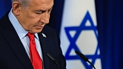 رئيس الوزراء الإسرائيلي بنيامين نتنياهو يعقد مؤتمراً صحفياً في القدس، يوم الخميس 19 مارس/آذار 2026. (رونين زفولون، صورة من وكالة أسوشيتد برس)
