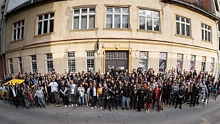 A Turbina csapata és támogatóik