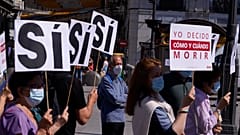 Protesta por la eutanasia