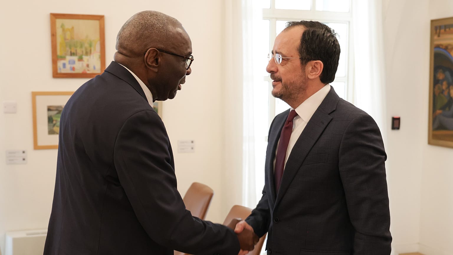 Χασίμ Ντιάν και Νίκος Χριστοδουλίδης