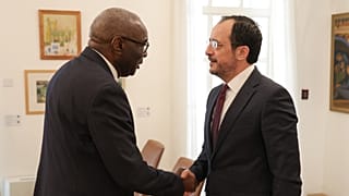 Χασίμ Ντιάν και Νίκος Χριστοδουλίδης