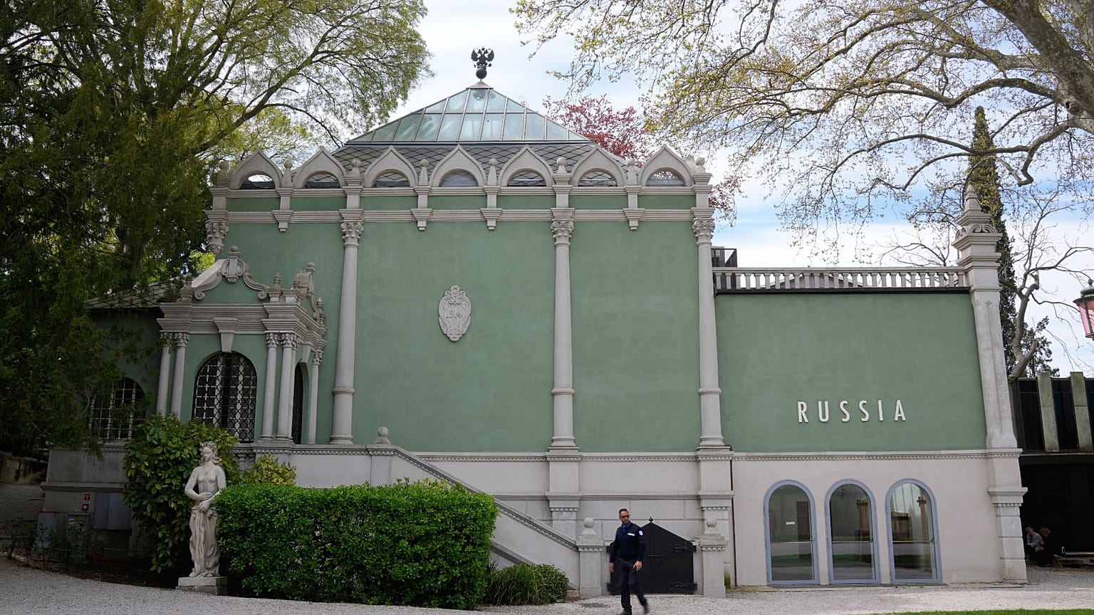 Il Padiglione russo alla mostra di Venezia. Archivio, 2022
