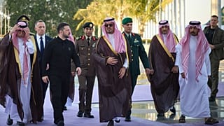 زلنسکی در عربستان سعودی، ۱۰ مارس ۲۰۲۵