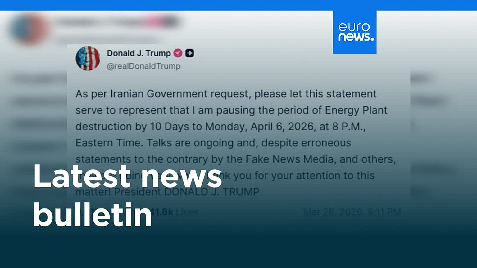 Latest news bulletin | March 27th, 2026 – Midday