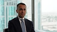 EU special envoy to the Gulf region Luigi Di Maio in an interview with Euronews in Doha, 27 March 2026