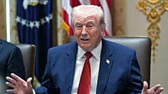 US-Präsident Donald Trump bei einem Kabinettstreffen im Weißen Haus, 26. März 2026