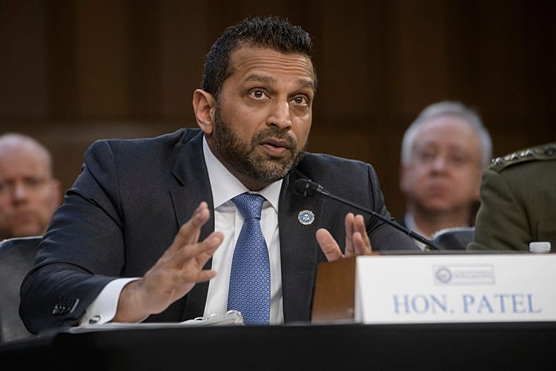 FBI Director Kash Patel testifies during a Senate Committee on Intelligence hearing to examine worldwide threats in Washington, 18 March, 2026