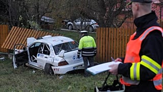 Accidente de un coche en la República Checa, imagen de archivo (2012)