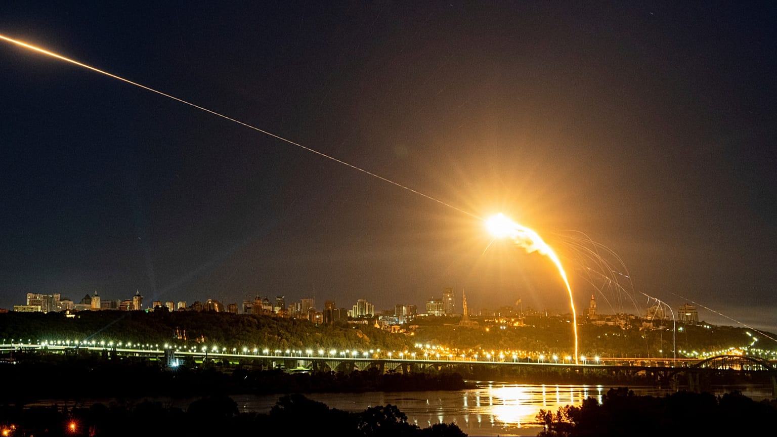 رهگیری پهپاد شاهد بر فراز اوکراین