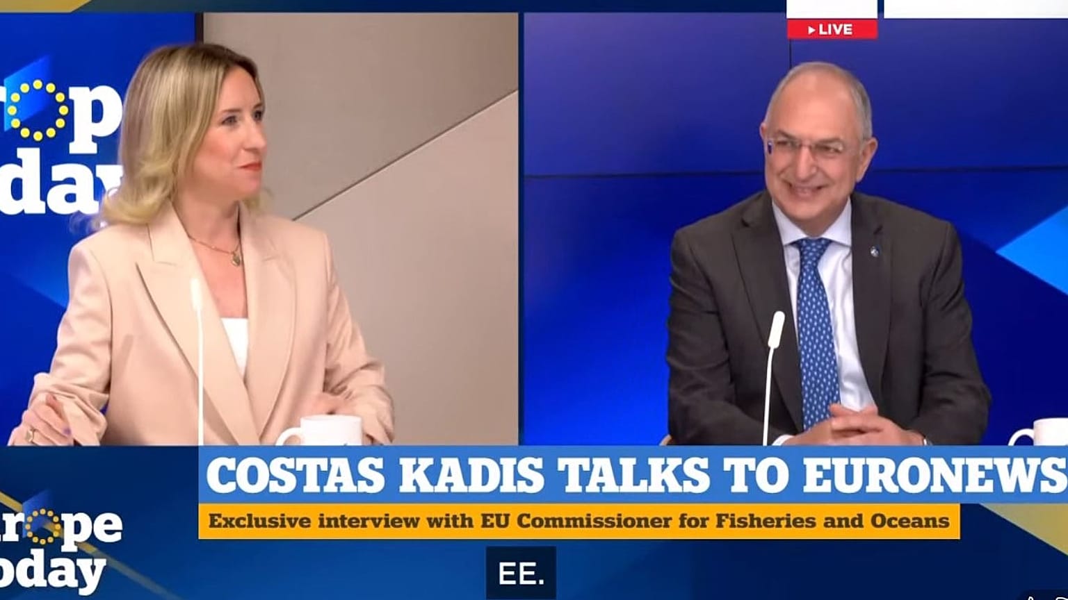 Ο Κώστας Καδής, Ε. Επίτροπης Αλιείας και Ωκεανών στο Europe Today