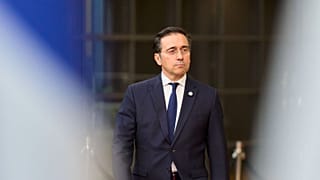 José Manuel Albares, en un Consejo de la UE del 16 de marzo