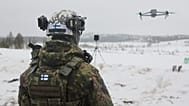 Finnish soldiers operates a drone at the Rovajaervi Training Area, during the NATO arctic exercises Cold Response in Rovaniemi, Finland, Tuesday, March 17, 2026