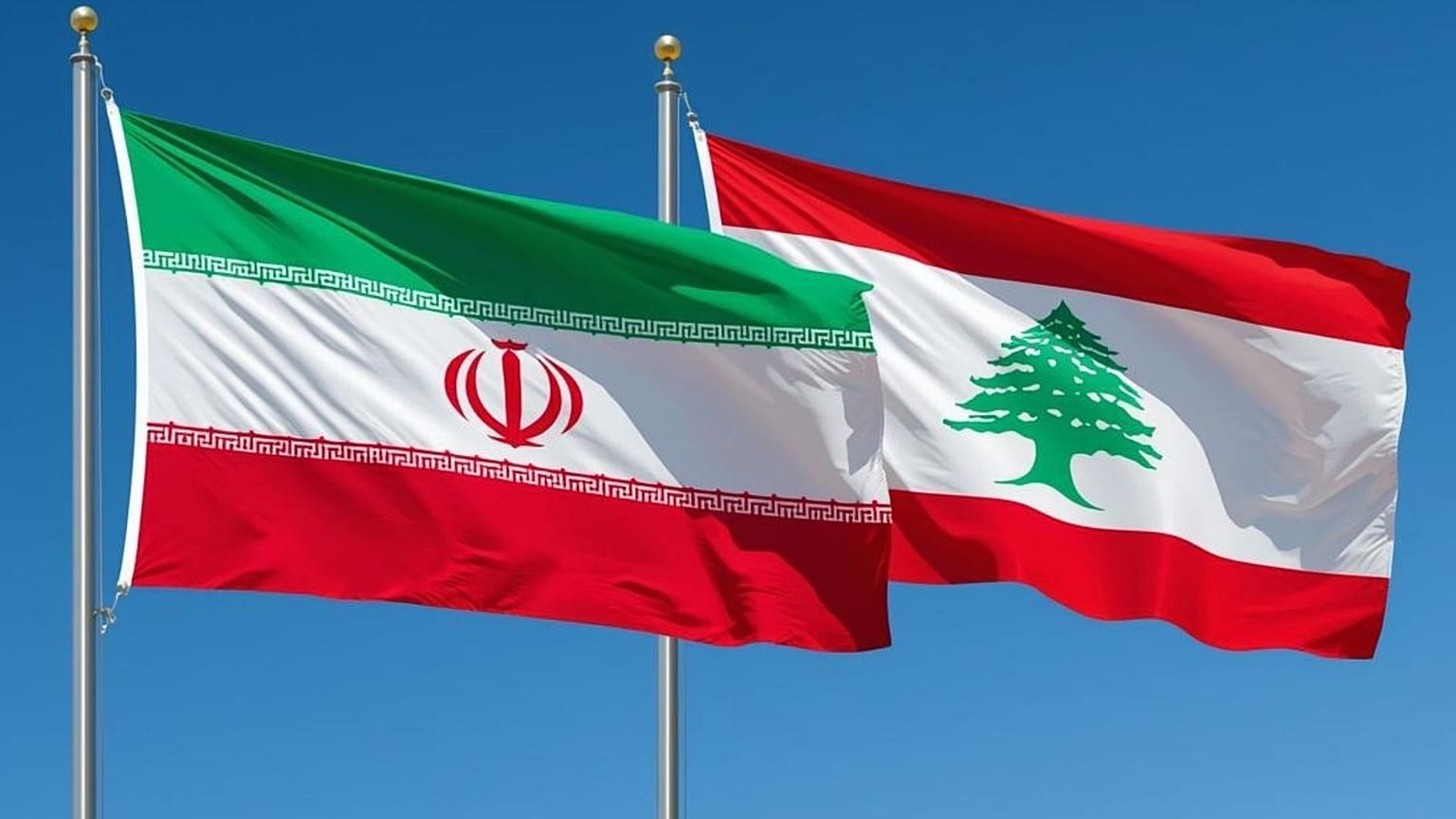 العلمين الإيراني واللبناني