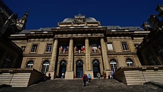 Le palais de justice de Paris, France.