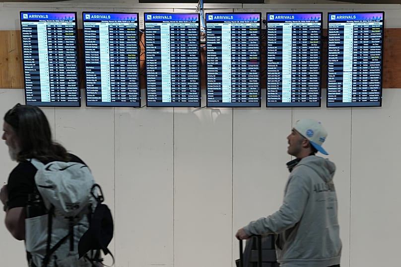 Reisende am Flughafen Denver International, 23. März 2026