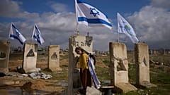 مراسم افتتاح مستوطنة يهودية بمحاذاة بلدة بيت ساحور الفلسطينية في الضفة الغربية، 19 يناير/كانون الثاني 2026.