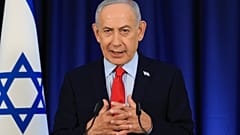 El primer ministro israelí, Benjamin Netanyahu, habla durante una rueda de prensa en Jerusalén, el jueves 19 de marzo de 2026 
