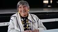 Ginette Kolinka, survivante d’Auschwitz, âgée de 101 ans.
