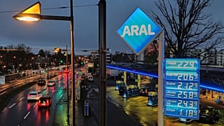 APTOPIX Germany Energy Crisis  Fuel prices are listed at a gas station in Frankfurt, Germany, Monday, March 30, 2026.