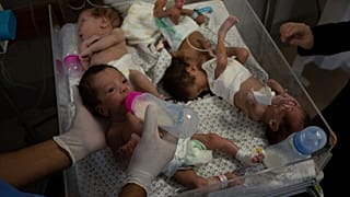 Premature babies evacuated from Gaza strip return to their parents